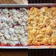 Before and after baking